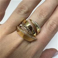 Anello Crivelli Donna in Oro giallo Diamante Brown 0.78 Ct 327-3588 - 327-3588